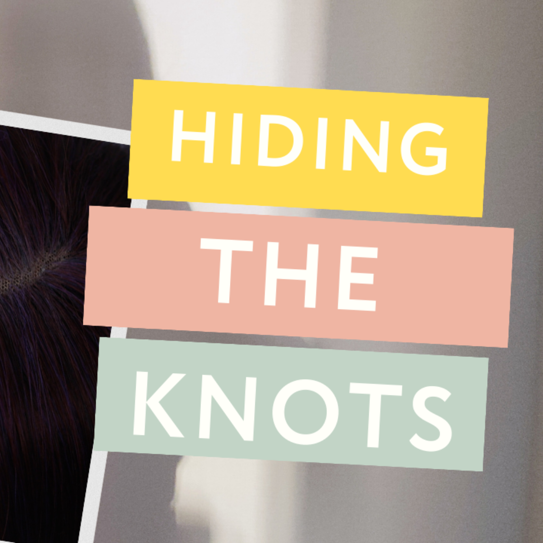 How To Hide Knots On Your Synthetic Wig.